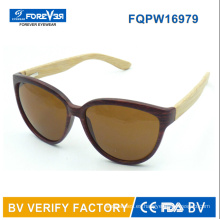 Fqpw16979 buena calidad bambú brazos estilo Classcial de gafas de sol